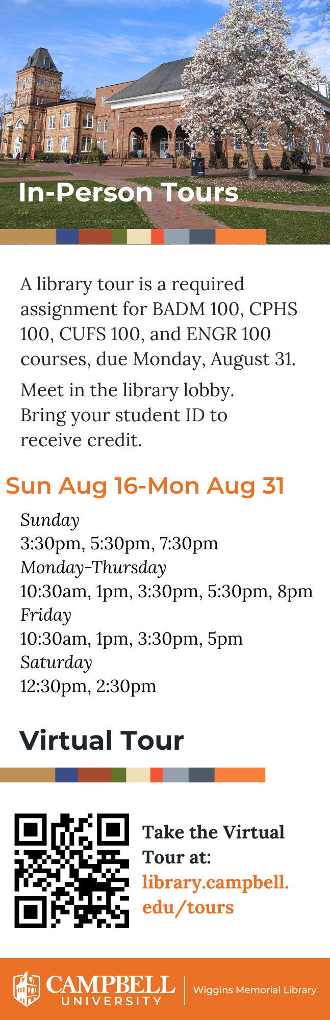 2026 Library Tours Bookmark